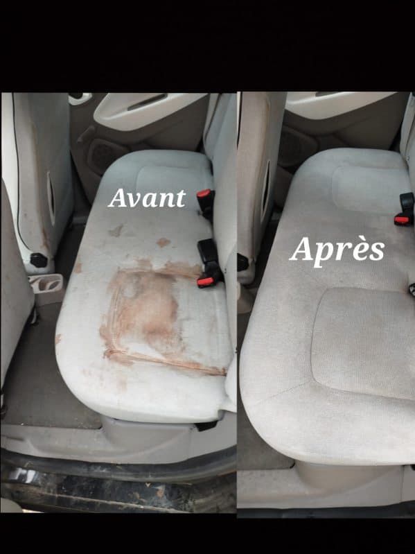 Nettoyage sièges arrière